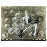 Vintage variety of glassware.