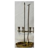 1950's adjustable floor standing candelabra.