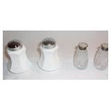 Vintage salt & pepper shakers w/ Fenton.