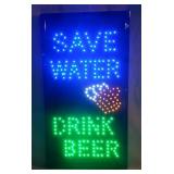 Light up bar sign.