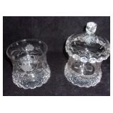 EAPG dish w/ lid & bowl.