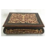 Vintage marquetry style trinket box.