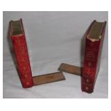 Vintage book bookends.