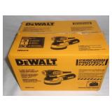 New DeWalt 5'' electric orbit sander kit.