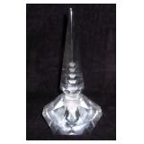 Vintage crystal perfume bottle.