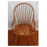 Modern hoop back kitchen chair.