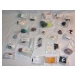Various gem & mineral samples.