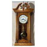 Vintage oak wall clock.