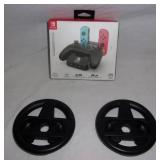 Switch controller charging base & steering wheels.