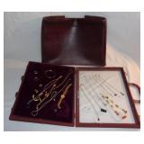 Avon salesman type sample case w/ contents.