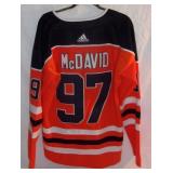 Connor McDavid hockey jersey.