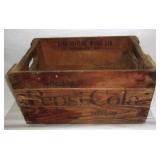 1960's Pepsi-Cola wooden pop crate.