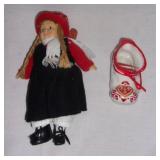 European shoe & doll.