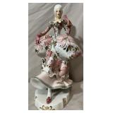 1940's large lady figurine.