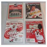 Vintage hockey magazines.