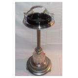 1950s chrome ashtray stand.