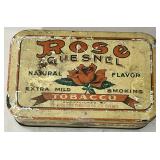 1940's Rose Quesnel tobacco tin.