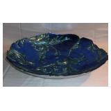 Vintage glass centerpiece bowl.