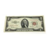 1953 USA $2 banknote.