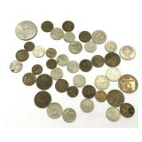 Russian CCCP coinage.