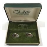 Vintage mens .925 Silver cufflinks set.