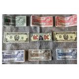 Vintage CT money & novelty notes.
