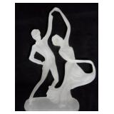 Vintage art deco style dancing couple.