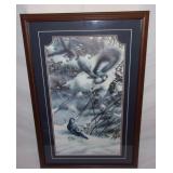 Blue Jay artist signed numbered print.
