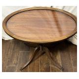 1930's Mahogany Duncan Phyfe oval parlour table.