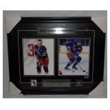 New York Rangers autographed framed pictures.