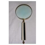 Large magnifying glass.