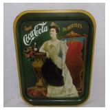 Vintage reproduction Coca-Cola tray.