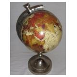 Decorative globe w/ metal stand.
