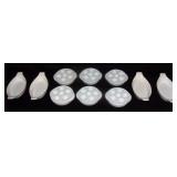 Oven proof serving pieces w/ escargot.