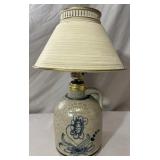 1970's lamp from old maple syrup stoneware.