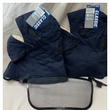 New hard hat liners & chainsaw visor.