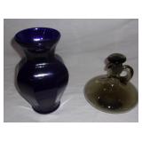 Vintage glass w/ smoked decanter.