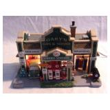 Light up Gary's service station.