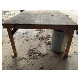 Large wood work table 64 x 96