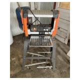 Toolbox wood planer on wheels