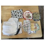 Dish towels and potholders