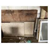 Two toilets, two windows and countertop scrap