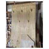 4ï¿½ x 8ï¿½ 3/8 green treated plywood sheet and wood