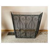 metal fireplace screen