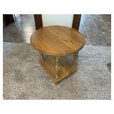 Side table folding leaves