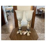 Pair of table lamps only