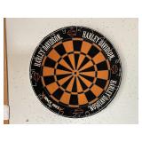 Harley Davidson dartboard and darts