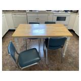 Kitchen table and four chairs