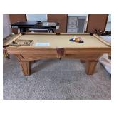 Brunswick pool table with balls and cover. Buyer