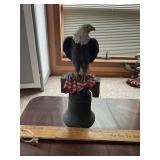 Eagle and liberty Bell statue